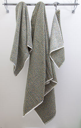 English Grass Waffle 3 Pc. Set by Turkish Towel Collection