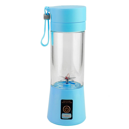 USB Rechargeable Portable Juicer Blender - 6 Blades, Powerful Motor - Blue by VYSN