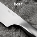 Hast Selection 6.3 Inch Japanese Carbon Steel Santoku Knife by Hast