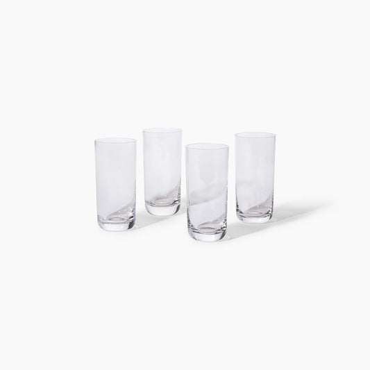 Tall Glass - Set of 4 by Leeway Home