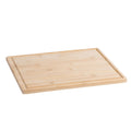 Bamboo Cutting Board Tray 12x12x0.5  3 Pack Eco Friendly  Wooden Serving Trays by Hammont