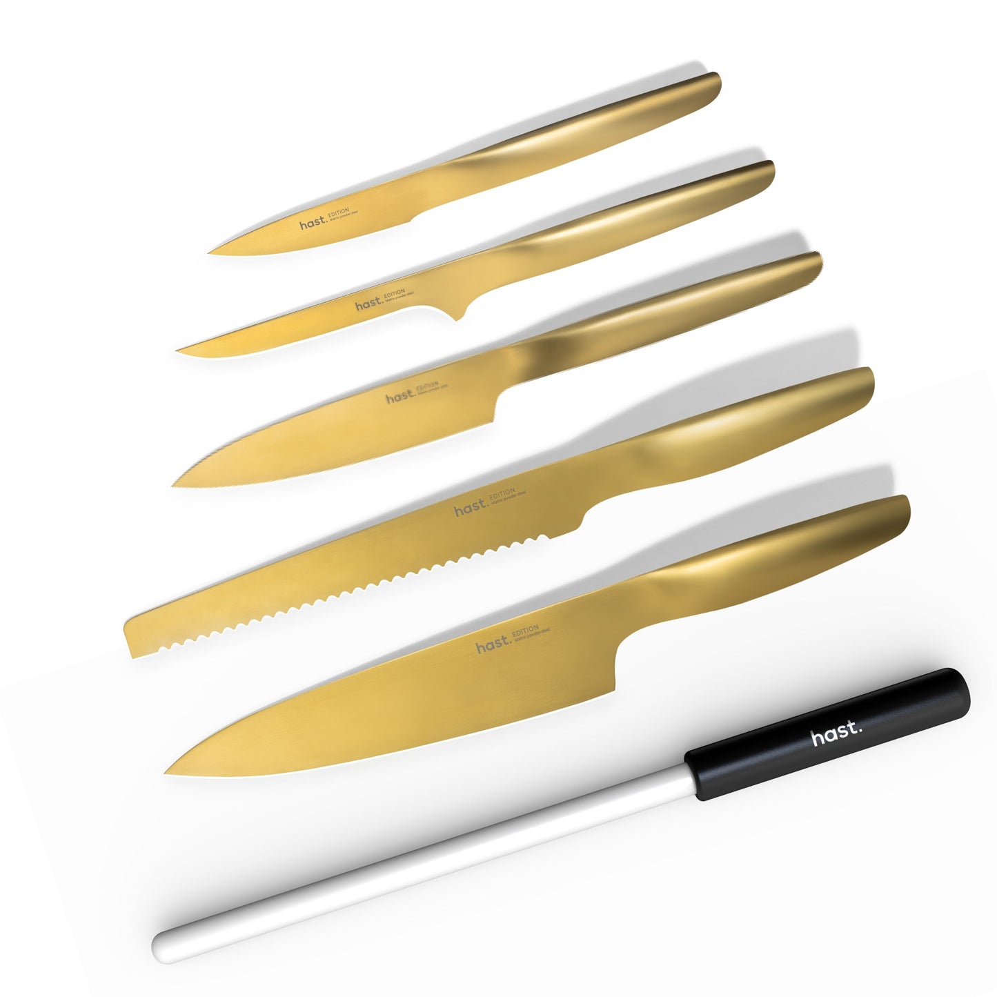 Edition Series 7P Minimalist Design Knife Set by Hast by Hast