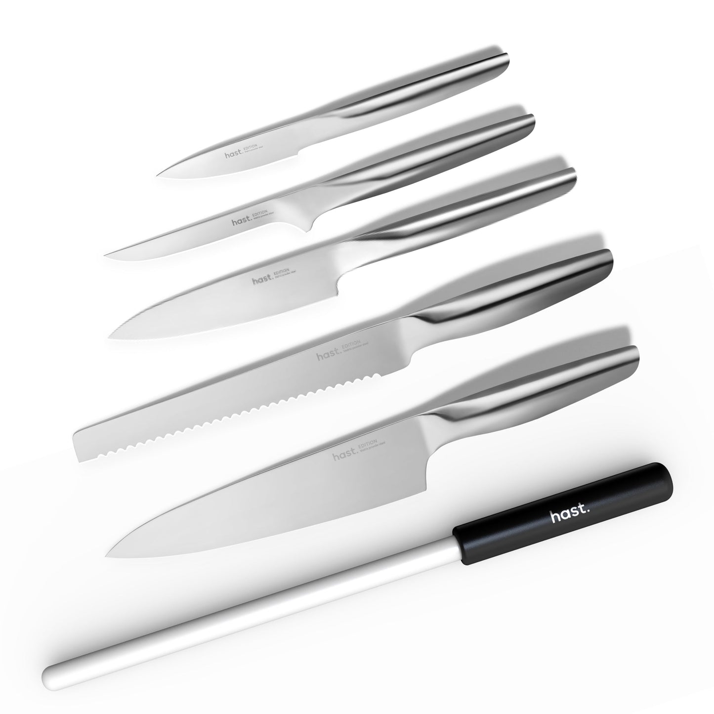 Edition Series 7P Minimalist Design Knife Set by Hast by Hast