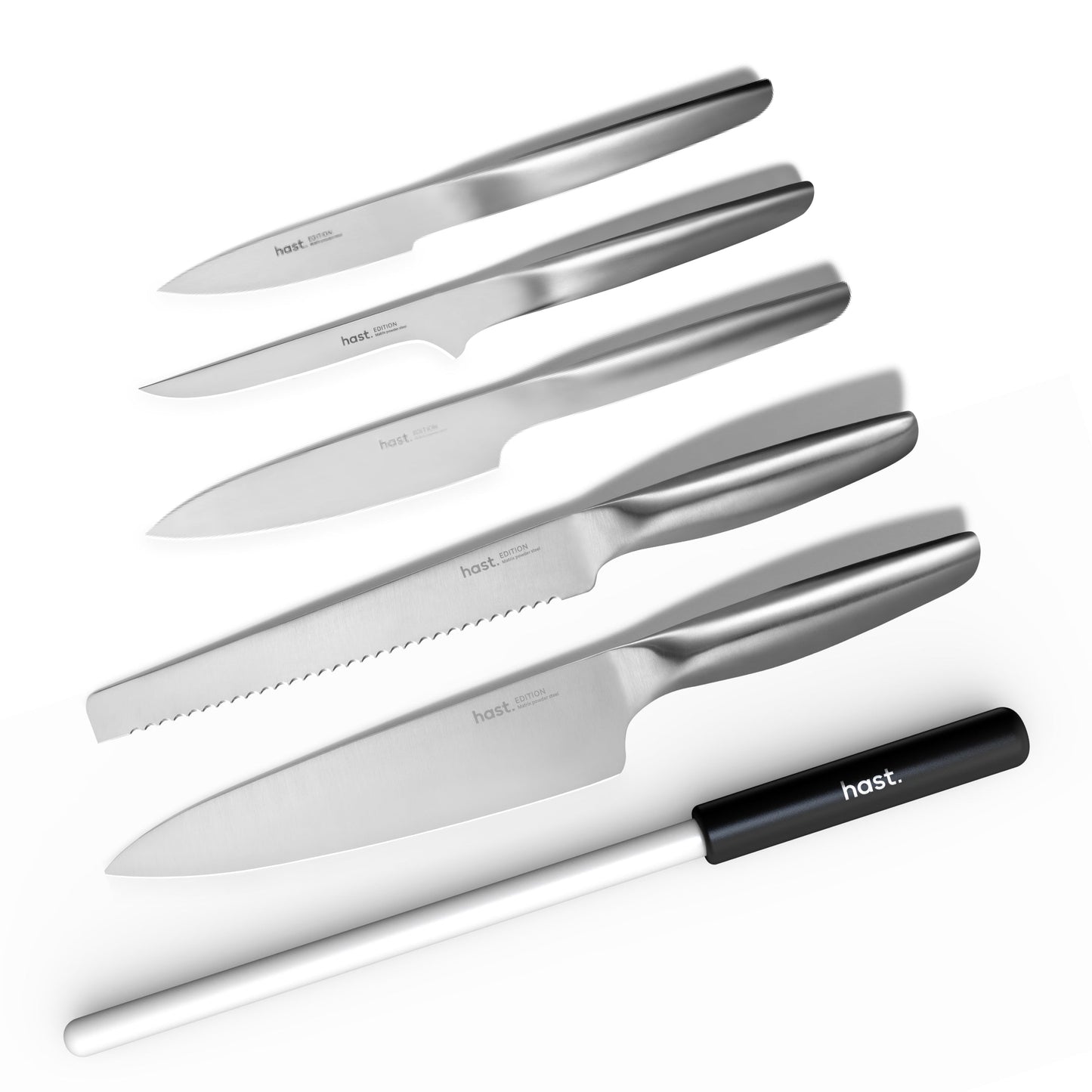 Edition Series 7P Minimalist Design Knife Set by Hast by Hast