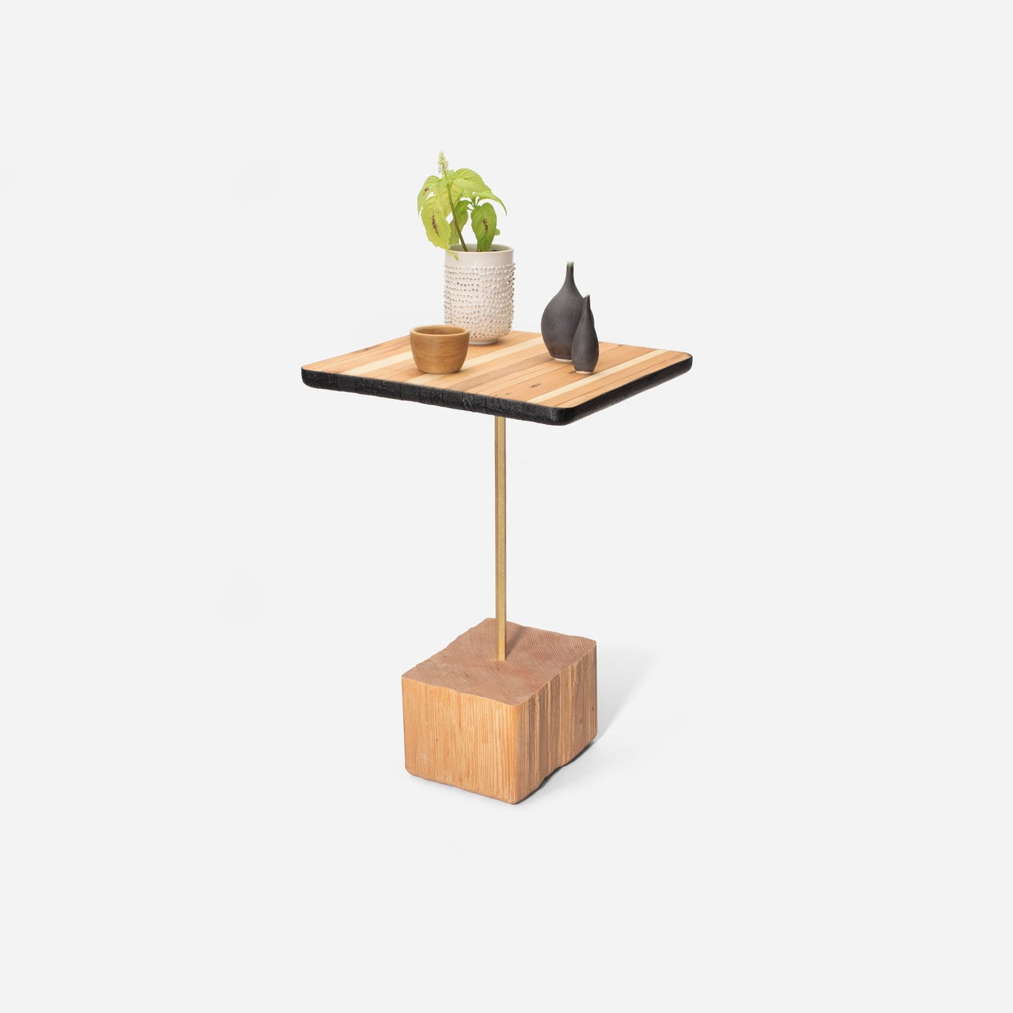 Home slice side table by Formr