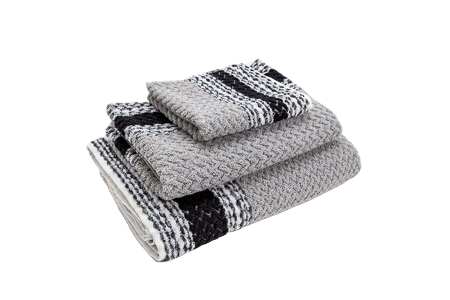 Cali Silver Gray Chevron by Turkish Towel Collection