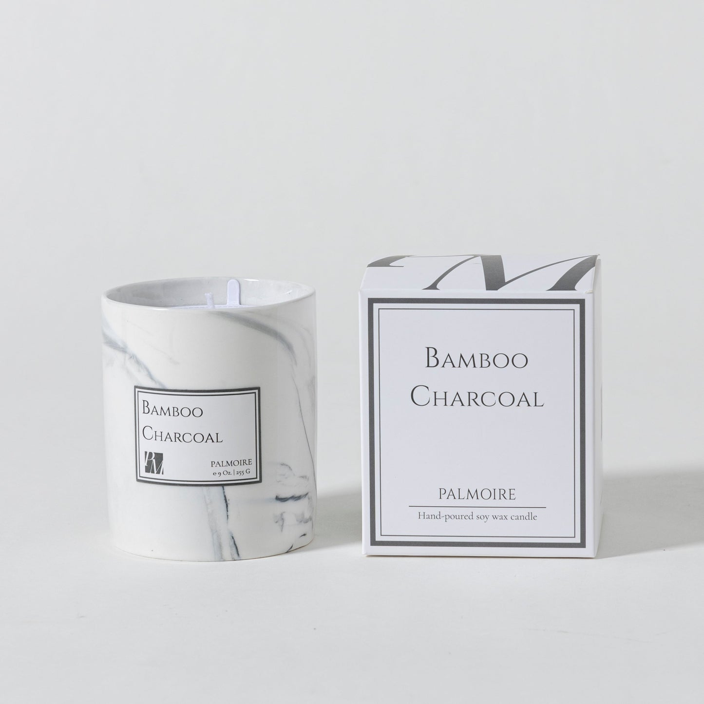 Bamboo Charcoal Soy Wax Candle by PALMOIRE