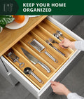 Expandable Utensil Organizer by Royal Craft Wood