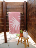 Pink Agave Cabana Beach Towel by Laguna Beach Textile Company