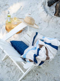 Ivory Riviera Mexican Blanket by Laguna Beach Textile Company