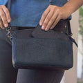 Tooled Leather Crossbody Bag by Mission Mercantile Leather Goods