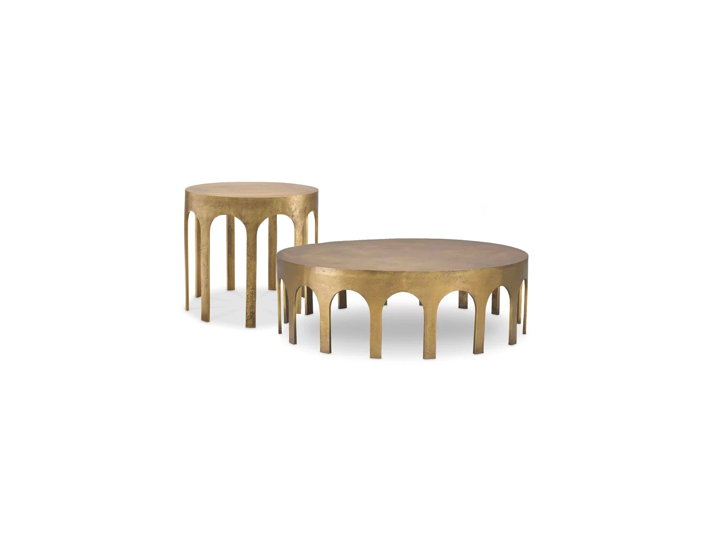 Antique Brass Tables by Mode-De-Vie