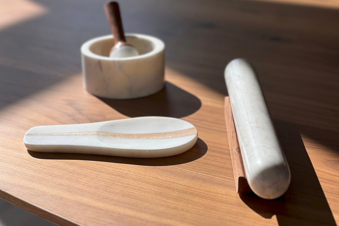 Marble Mortar & Pestle by Verve Culture