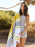 Yellow Stone Cabo Mexican Blanket by Laguna Beach Textile Company