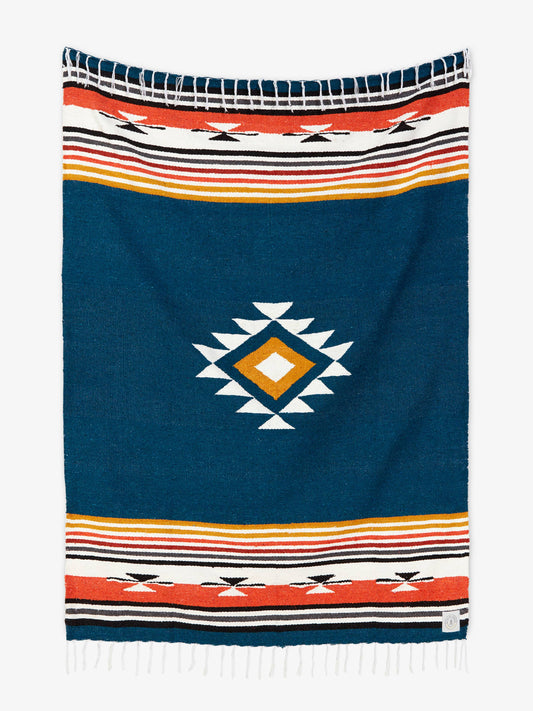 Navy Baja Mexican Blanket by Laguna Beach Textile Company