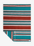 Rustic Green Cabo Mexican Blanket by Laguna Beach Textile Company