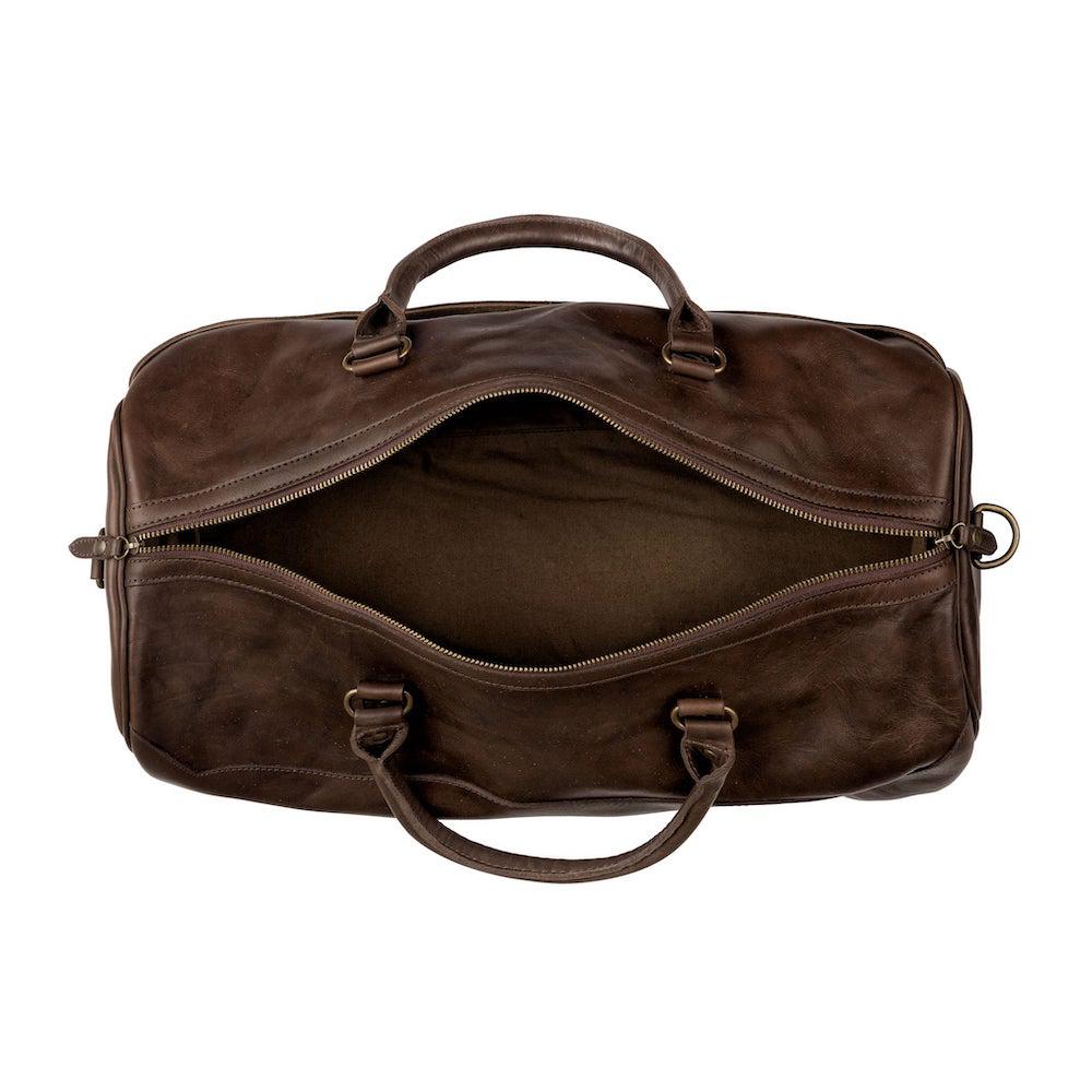 Benjamin Leather Duffle Bag by Mission Mercantile Leather Goods