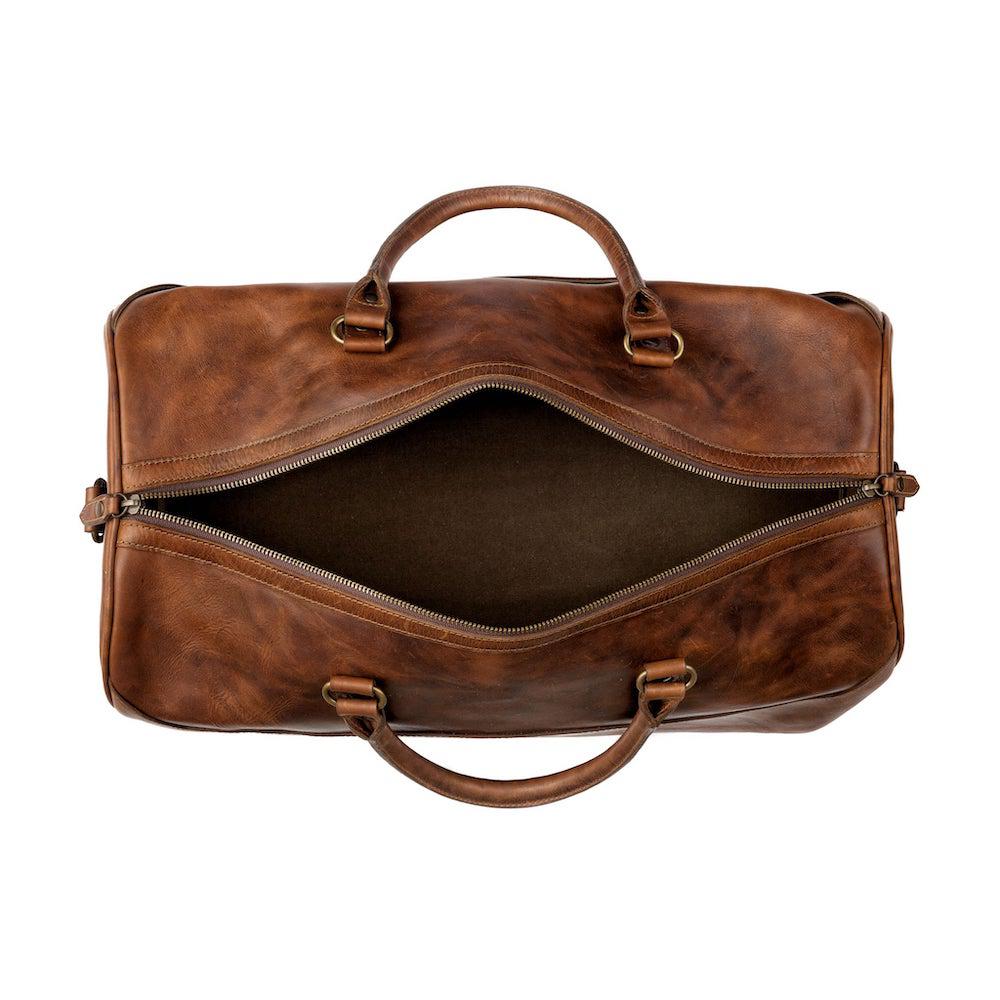 Benjamin Leather Duffle Bag by Mission Mercantile Leather Goods