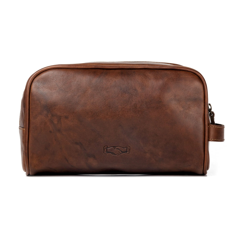 Benjamin Leather Toiletry Wash Bag by Mission Mercantile Leather Goods