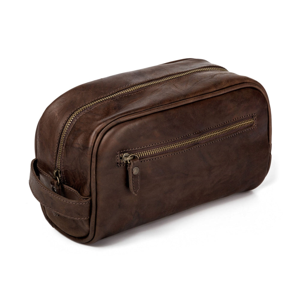 Benjamin Leather Toiletry Wash Bag by Mission Mercantile Leather Goods