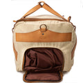 Campaign Waxed Canvas Large Duffle Bag by Mission Mercantile Leather Goods