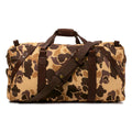 Campaign Waxed Canvas Large Duffle Bag by Mission Mercantile Leather Goods