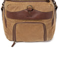 Campaign Waxed Canvas Large Duffle Bag by Mission Mercantile Leather Goods