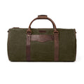 Campaign Waxed Canvas Large Field Duffle Bag by Mission Mercantile Leather Goods