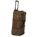 Campaign Waxed Canvas Large Roller Duffle Bag by Mission Mercantile Leather Goods