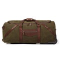 Campaign Waxed Canvas Large Roller Duffle Bag by Mission Mercantile Leather Goods