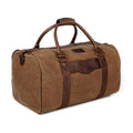 Campaign Waxed Canvas Medium Field Duffle Bag by Mission Mercantile Leather Goods