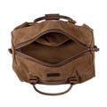 Campaign Waxed Canvas Medium Field Duffle Bag by Mission Mercantile Leather Goods