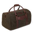 Campaign Waxed Canvas Medium Field Duffle Bag by Mission Mercantile Leather Goods