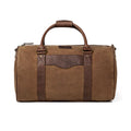 Campaign Waxed Canvas Medium Field Duffle Bag by Mission Mercantile Leather Goods