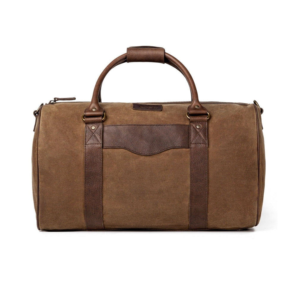 Campaign Waxed Canvas Medium Field Duffle Bag by Mission Mercantile Leather Goods