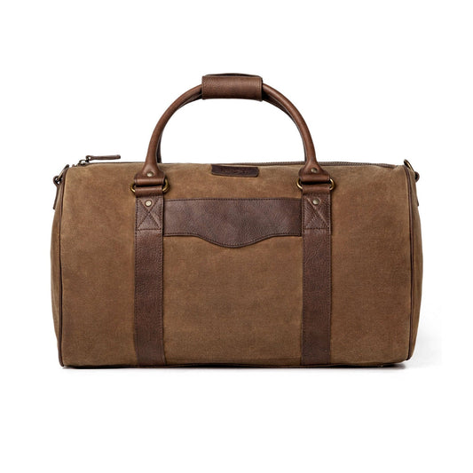 Campaign Waxed Canvas Medium Field Duffle Bag by Mission Mercantile Leather Goods