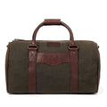 Campaign Waxed Canvas Medium Field Duffle Bag by Mission Mercantile Leather Goods