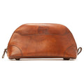 Heritage Leather Stateroom Wash Bag by Mission Mercantile Leather Goods