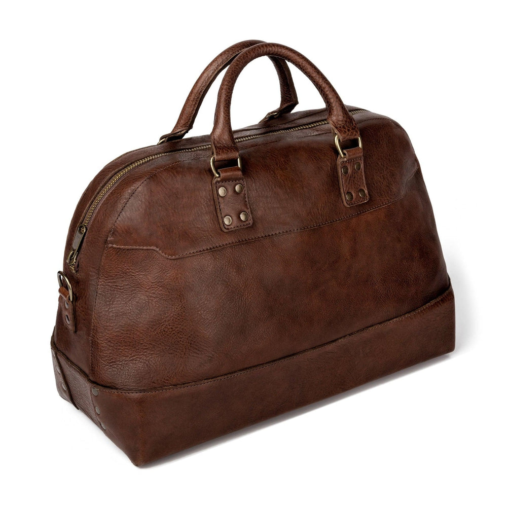 Heritage Leather Stateroom Weekender Bag by Mission Mercantile Leather Goods