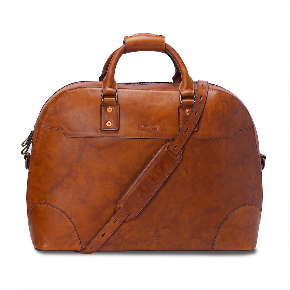 Heritage Leather Stateroom Weekender Bag by Mission Mercantile Leather Goods