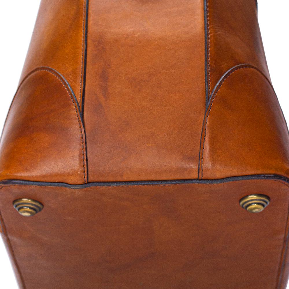 Heritage Leather Stateroom Weekender Bag by Mission Mercantile Leather Goods