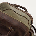 Heritage Leather Stateroom Weekender Bag by Mission Mercantile Leather Goods