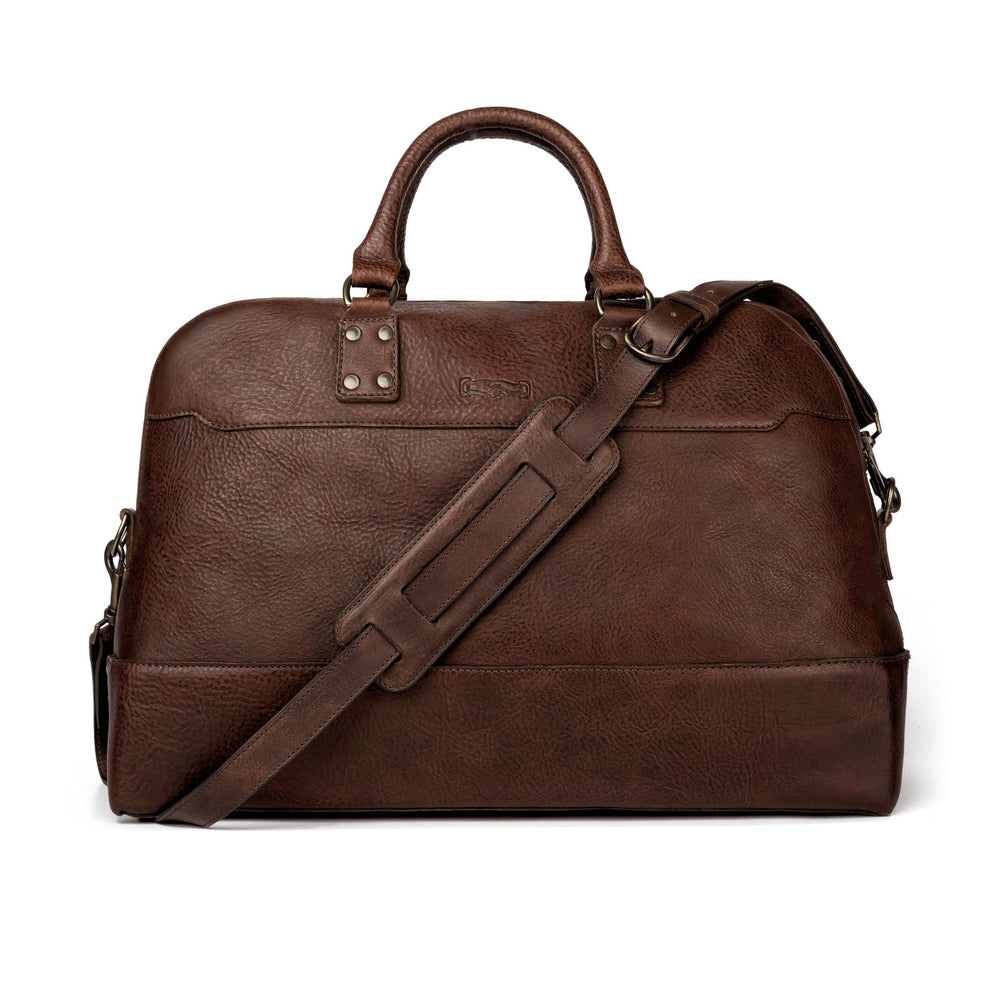 Heritage Leather Stateroom Weekender Bag by Mission Mercantile Leather Goods