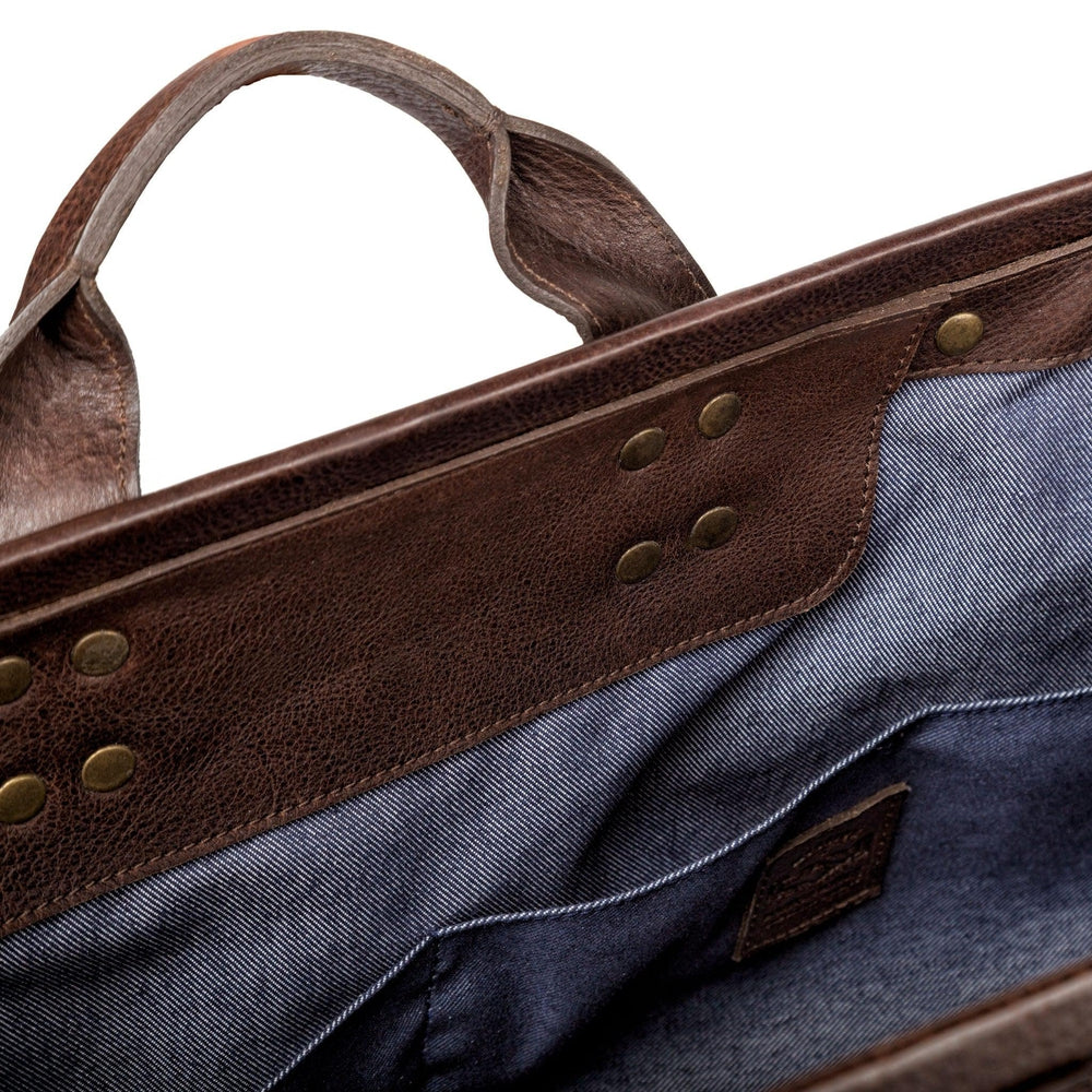 Heritage Waxed Canvas Lineman Duffle Bag by Mission Mercantile Leather Goods