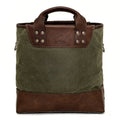 Heritage Waxed Canvas Medium Ice Block Tote Bag by Mission Mercantile Leather Goods