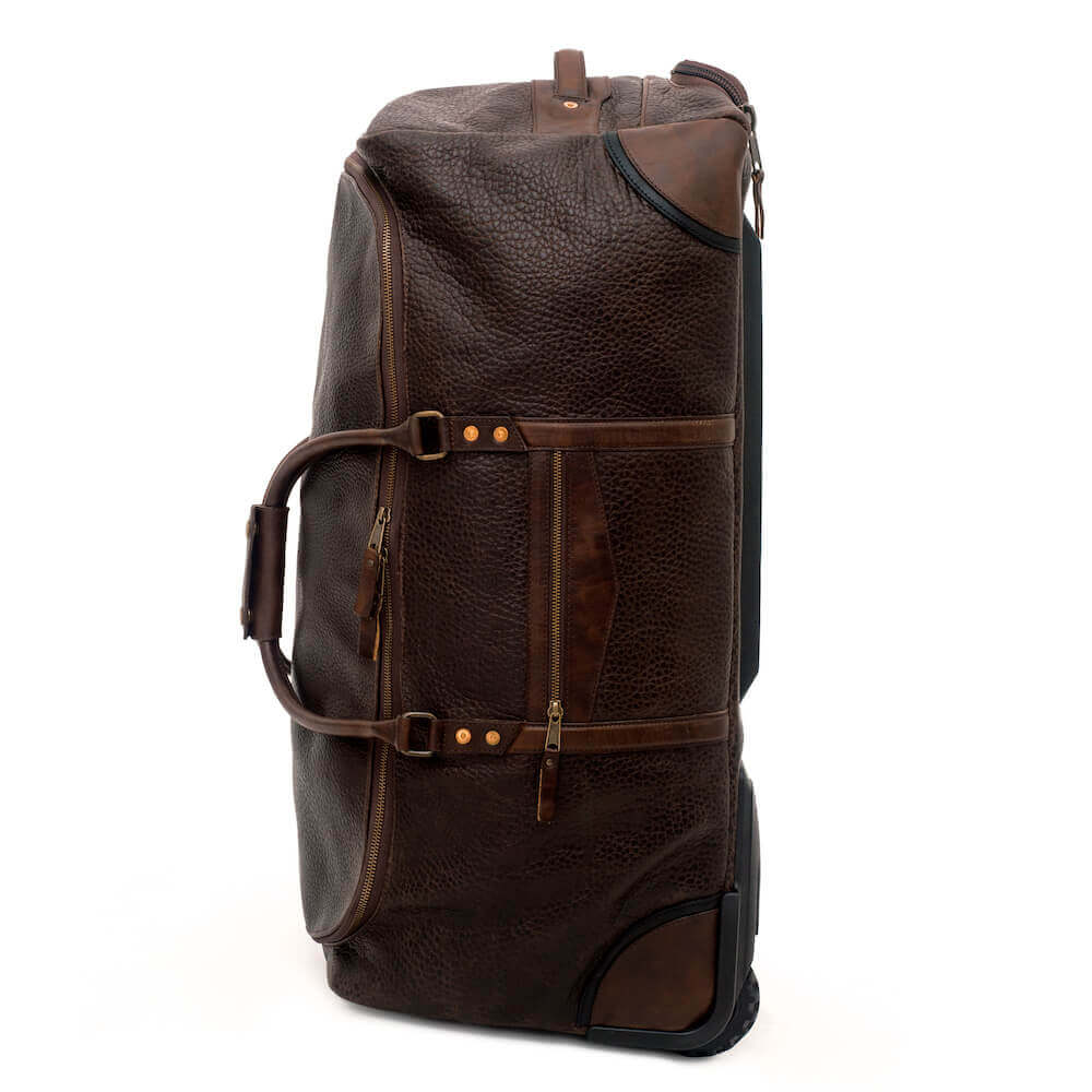 Theodore Leather Large Roller Duffle Bag by Mission Mercantile Leather Goods