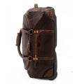 Theodore Leather Rolling Carry-On Duffle Bag by Mission Mercantile Leather Goods