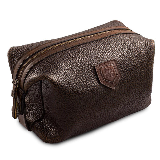 Theodore Leather Toiletry Wash Bag by Mission Mercantile Leather Goods