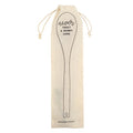 Never Trust A Skinny Cook Wooden Cooking Spoon in Canvas Gift Bag by The Bullish Store