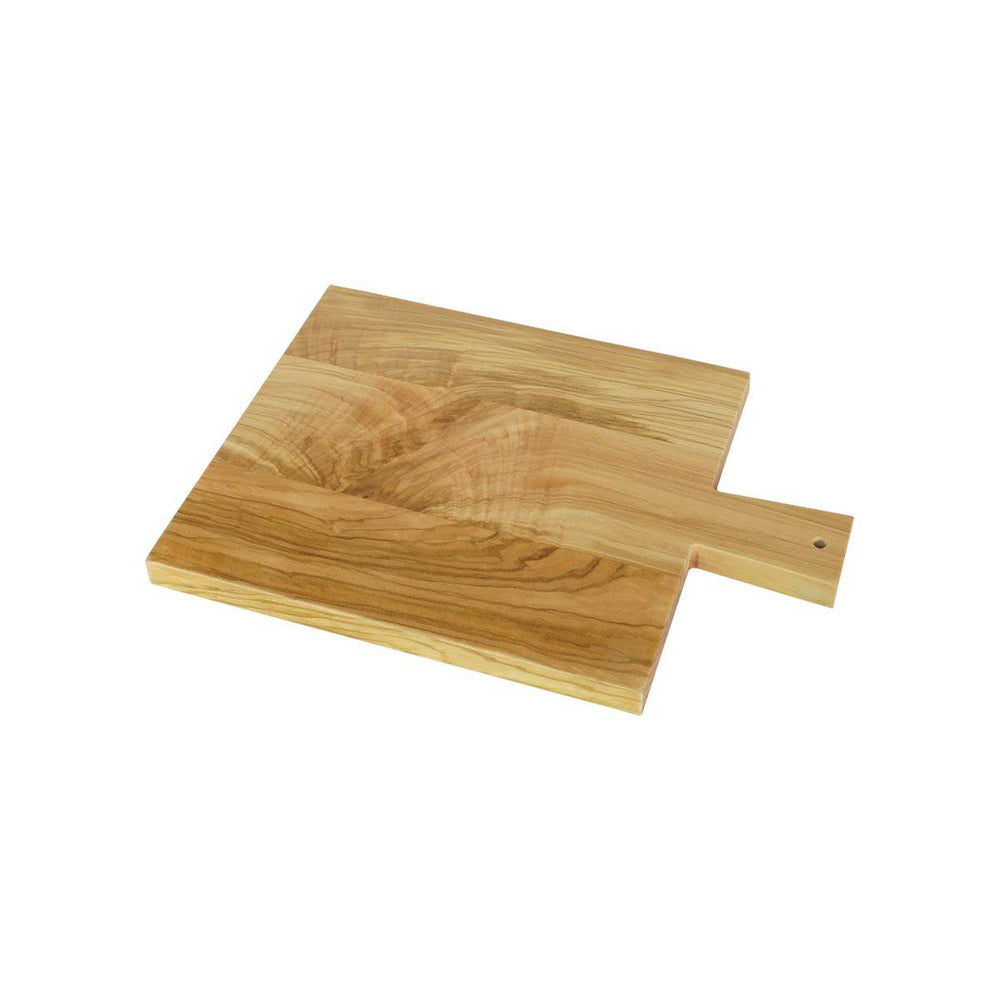 OLIVEWOOD CUTTING BOARD Rectangle + Handle -- 13" x 9" by Peterson Housewares & Artwares